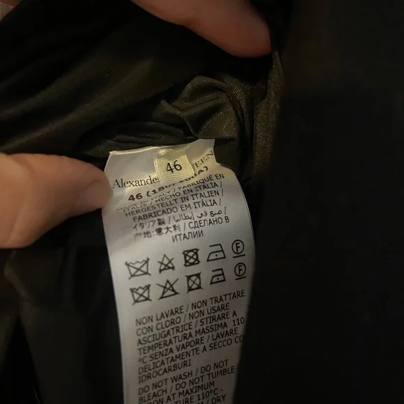 Alexander McQueen Black Logo T-Shirt Dress size 46 (large) - Picture 3 of 7